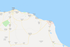La ville côtière de Misrata. © Capture d’écran Google Maps