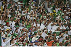 Des supporters algériens, le 17 juin 2014 au Brésil. (photo d’illustration) © AP/SIPA/Petr David Josek