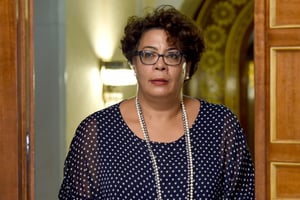 Saïda Garrach, porte-parole de la présidence tunisienne, a indiqué lundi à la radio Shems FM « une possibilité d’attentat terroriste ». © FETHI BELAID / AFP