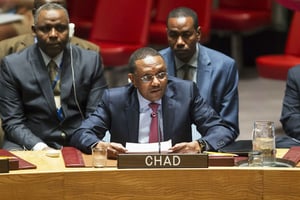 Mahamat Zene Cherif, ministre tchadien des Affaires étrangères. © UN Photo/Loey Felipe
