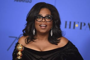 Oprah Winfrey lors de 75ème cérémonie des Golden Globe Awards à Beverly Hills, le 7 janvier 2018. © Jordan Strauss/AP/SIPA