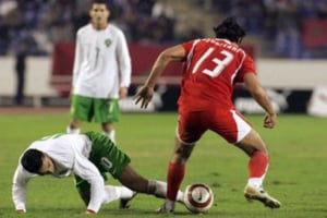 Match entre le Maroc et la Tunisie le 23/01/2012 au Stade de l’Amitié, Libreville (Gabon) © AFP