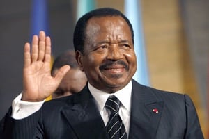 Le président camerounais Paul Biya. © AP Photo/Bertrand Guay, Pool