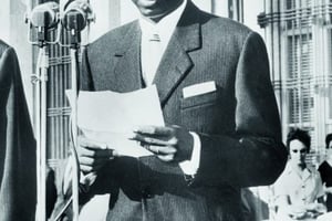 Valdiodio Ndiaye est un ancien ministre de l’Intérieur sénégalais et par ailleurs héritier du royaume des Sérères Guelwar © Gamma-Keystone via Getty Images