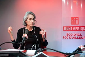 Zineb Abbad El Andaloussi, directrice générale de Helios Investment Partners, à RFI le 9 février 2018. © Vincent Fournier/JA