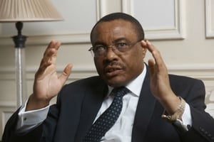 Hailemariam Desalegn, Premier ministre éthiopien, en 2013 à Paris. © Bruno Levy pour The Africa Report/Jeune Afrique.