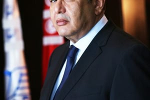 Samir Majoul, le nouveau patron de l’Union tunisienne de l’industrie, du commerce et de l’artisanat (Utica). © Hichem