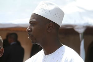 Mahamadou Camara lors du premier conseil des ministres du gouvernement Moussa Mara, le 17 avril 2014 © Mali Buzz/Flickr
