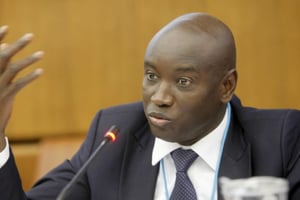 Le ministre de l’Intérieur Aly Ngouille Ndiaye, à Genève en 2014. © UNIDO, via Flickr, Creative Commons
