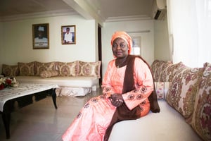 Aminata Toure, à Conakry, en février 2018. © Youri Lenquette pour JA
