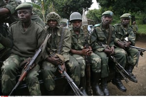 Des soldats congolais (FARDC) en 2012. © Jerome Delay/AP/SIPA
