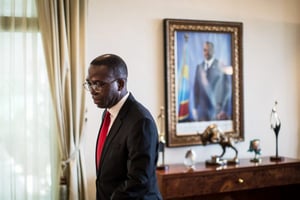 L’ancien Premier ministre de la République Démocratique du Congo, Augustin Matata Ponyo, à Kinshasa le 13 avril 2015. © FEDERICO SCOPPA/AFP