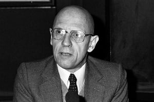 Le Philosophe français Michel Foucault, en décembre 1981. © Alexis Duclos/AP/SIPA