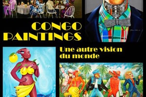 « Congo Paintings », au musée africain de Namur (Belgique), expose jusqu’au 27 mai 80 toiles du mouvement des peintres populaires congolais. © Musée africain de Namur