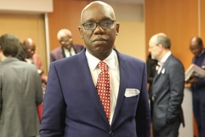 Sylvestre Didier Mavouenzela, président de la CCIAM de Pointe-Noire © JA
