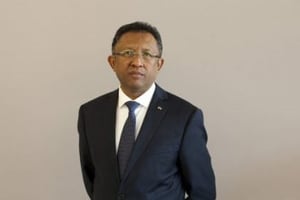 Hery Rajaonarimampianina a été élu à la présidence de Madagascar en 2014. © Sandra Rocha pour Jeune Afrique