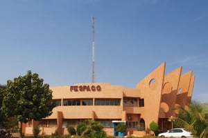 Le siège du Festival panafricain du cinéma et de la télévision à Ouagadougou © D.R