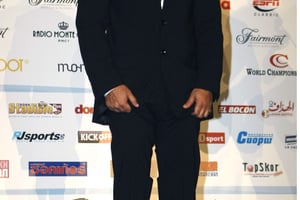 Rabah Madjer, le sélectionneur de l’équipe nationale algérienne de football. © Lionel Cironneau/AP/SIPA
