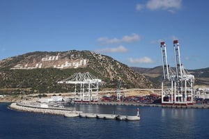 Le port de Tanger Med en septembre 2017. © Wikimedia Commons