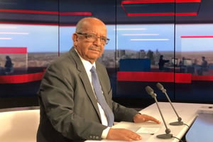 Abdelkader Messahel sur le plateau de France 24 mardi 10 avril. © Ministère algérien des Affaires étrangères/Twitter