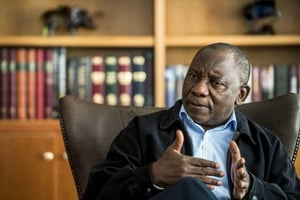 Le Deputé President Cyril Ramaphosa, en décembre 2017 à Johannesburg en Afrique du Sud. © Gallo Images/Rapport/Deon Raath/Getty Images