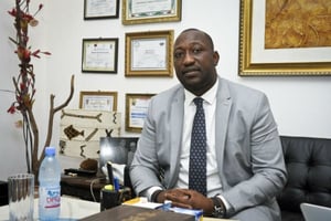 Ibrahima Diawara, Pdg d’IBI Group SA, à Bamako, le 9 Mai 2016. © DAOU Bakary Emmanuel pour JA