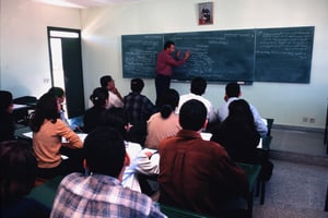 Une salle de classe au Maroc (image d’illustration). © DR