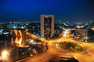 Place du 20 mai, à Yaoundé (Illustration). © Renaud Van Der Meeren pour les Editions du Jaguar