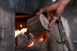 Des briquettes de « charbon vert » fabriqué par l’entreprise kényane GreenChar © DR / GreenChar