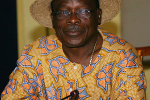 Lucien Tape Doh, aujourd’hui baron déchu de la filière ivoirienne du café-cacao, le 23 octobre 2007. © KAMBOU SIA/AFP