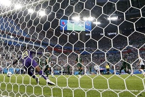 L’Argentin Rojo a marqué un but à la 86e minute face au Nigeria, le 26 juin 2018., lors du Mondial en Russie. © AP/SIPA