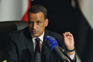 Ismail Ould Cheikh Ahmed, ministre des Affaires étrangères de Mauritanie. © AP/SIPA