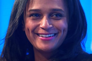 Isabel dos Santos, Chairwoman of Sonangol, speaks during a Reuters Newsmaker event in London, Britain, October 18, 2017. REUTERS/Toby Melville – RC147A8AF7D0 © toby melville/REUTERS