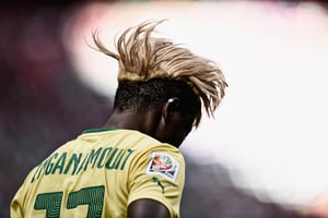 VANCOUVER, BC – JUNE 08:  (EDITOR’S NOTE: DIGITAL IMAGES WERE USED ON THIS IMAGE)Gaelle Enganamouit of Cameroon is the star of the show after her hat trick during the FIFA Women’s World Cup 2015 Group C match between Cameroon and Ecuador at BC Place Stadium on June 8, 2015 in Vancouver, Canada.  (Photo by Mike Hewitt – FIFA/FIFA via Getty Images) © FIFA via Getty Images