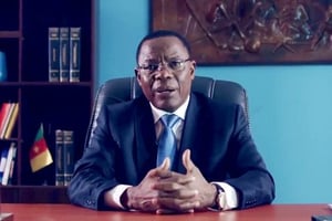 Maurice Kamto, président du Mouvement pour la renaissance du Cameroun, candidat à la présidentielle camerounaise d’octobre 2018. © Youtube