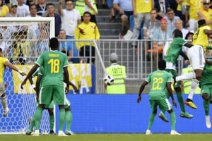 Match du Sénégal contre la Colombie, lors du Mondial 2018 en Russie. © Martin Meissner/AP/SIPA