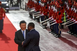 Le président chinois, Xi Jinping, a rencontré samedi le président sénégalais, Macky Sall. | © Présidence sénégalaise / AFP