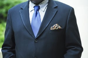 Pierre-Claver Maganga Moussavou, président fondateur du Parti social-­démocrate du Gabon, à Paris le 27 juillet 2016. © Vincent Fournier/JA