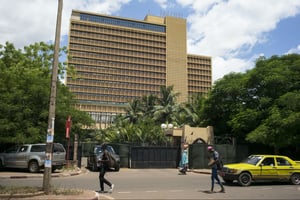 L’hôtel de l’Amitié à Bamako. © Gilles Okama
