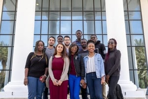 Etudiants africains à l’Université Tunis Carthage à la Soukra, mai 2018 © Nicolas Fauque/www.imagesdetunisie.com