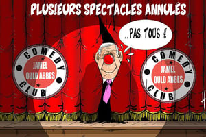 Djamel Ould Abbes caricaturé par Le Hic. © Le Hic