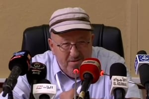 Abdelmadjid Sidi Saïd, ancien patron de l’UGTA, le 16 septembre 2018. © Capture écran/YouTube/Algérie Bladna