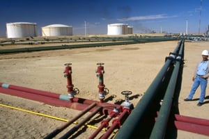 Exploitation d’hydrocarbures en Algérie (Sonatrach). © JF ROLLINGER pour JA
