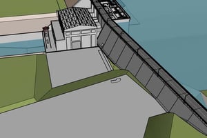 Le projet du futur barrage de Singrobo, en Côte d’Ivoire, a été confié à Eiffage. © DR / Eiffage
