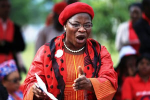 L’ancienne ministre a activement participé à l’éclosion du mouvement Bring Back Our Girls. Ici à Abuja, en 2014. © Afolabi Sotunde/REUTERS