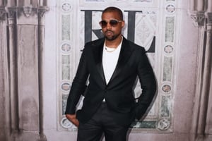 Le rappeur américain Kanye West. © Gonzalo Marroquin/Patrick McMullan via Getty
