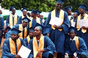 Cérémonie de remise des diplômes, en 2010, à l’Institut 2iE (Ouagadougou) © Fondation 2iE