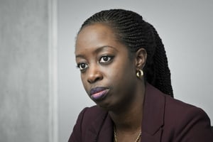 Kamissa Camara, ministre malienne de l’Economie numérique et de la Prospective, le 8 novembre 2018 à Paris. © Vincent Fournier / Jeune Afrique