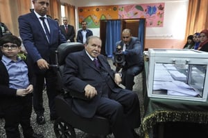Abdelaziz Bouteflika en mai 2017. © Sidali Djarboub/AP/SIPA