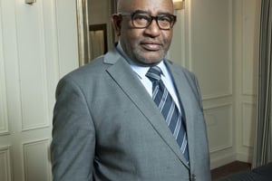 Azali Assoumani, président de l’Union des Comores. A Paris, le 12.11.2018. Photo : Vincent Fournier/JA © Vincent Fournier/JA